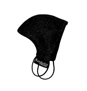 Saba glitter mask - Sparkling black