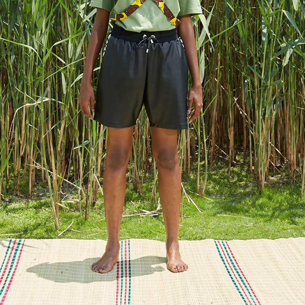 Ezana vegan leather shorts